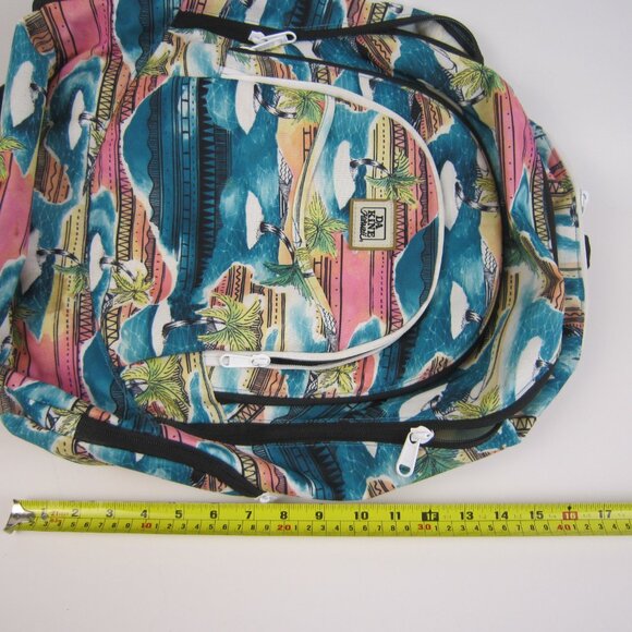 DaKine Hawaii Palm Trees Blue Multi Color Backpack - GUC - Picture 8 of 11